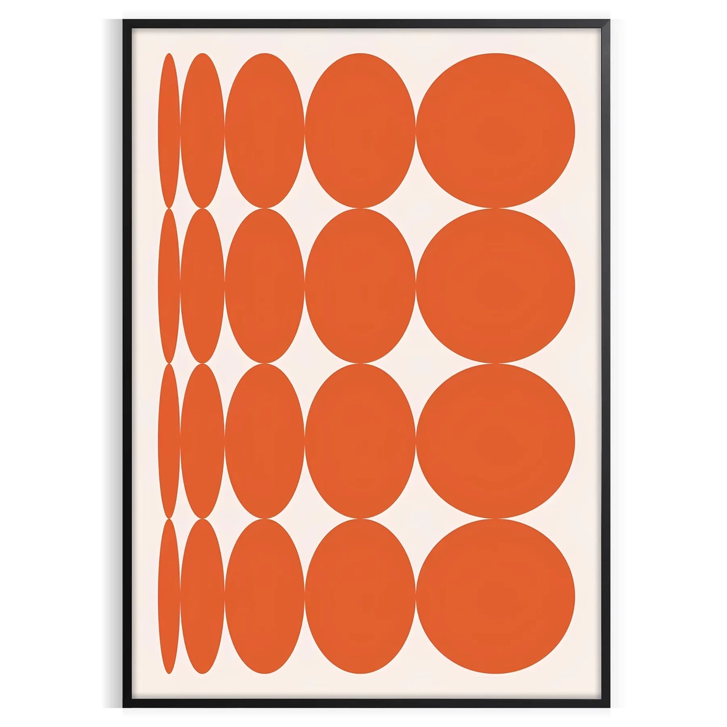 space Modern Art Poster vibrant orange earthy brown tones captivating wall ideal gift lovers contemporary touch room unframed options convenience