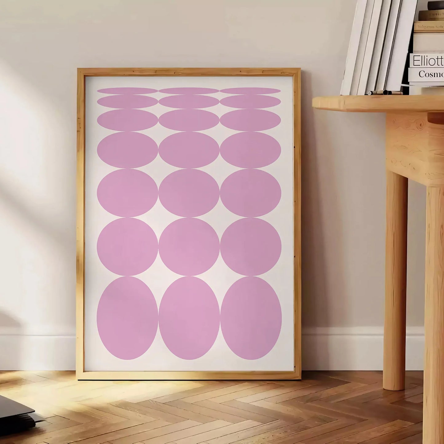 space stunning modern art poster sophisticated blend brown white hues wall unique gift idea artwork contemporary touch room sizes A4 cm A0